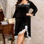كاش مايوه بيتي شتوي بيج سايز أسود
