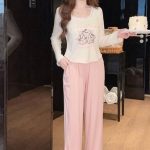 بيجامة حريمي قطن صيفي