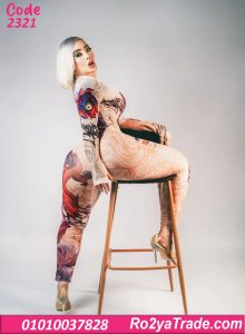 لانجري بادي سوت شفاف كود 2321