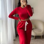 بيجامة صيفي نسائية وان سايز ستايل كاجوال شيك
