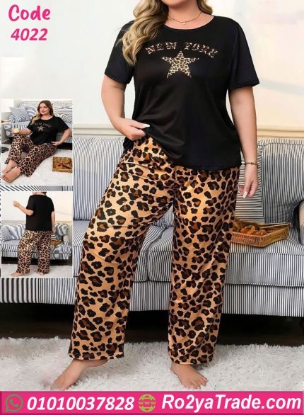 بيجامة حريمي صيفي تايجر