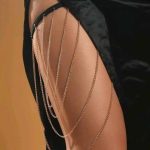 اكسسوار فخذ حريمي سلاسل ستايل جذاب – كود 5003
