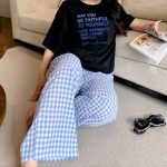 بيجامة صيفي بيج سايز كاروه