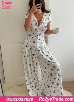 بيجامة حريمي صيفي فراشات