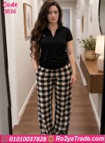 بيجامة صيفية نسائية وان سايز