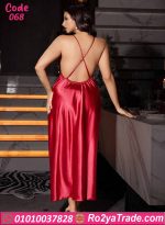 ⁦لانجري ساتان طويل – كود 068⁩ - الصورة ⁦2⁩