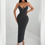 لانجري طويل بولكا دوت -كود 0999
