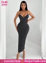 لانجري طويل بولكا دوت -كود 0999