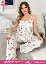 بيجامة حريمي بيج سايز فلامنجو