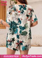 طقم هوت شورت حريمي استوائي