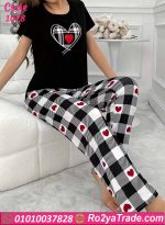 بيجامة قلوب كاروه كود 1028