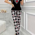 بيجامة قلوب كاروه كود 1028