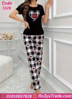 بيجامة قلوب كاروه كود 1028