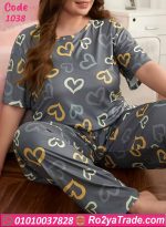 بيجامة حريمي صيفي مقاس كبير