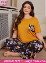 بيجامة حريمي صيفي بيج سايز