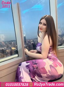 لانجري طويل مزهر كود 1053