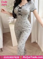 بيجامة حريمي صيفي وان سايز