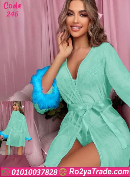 لانجري روب شفاف كود 246