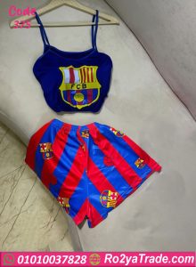 هوت شورت حريمي صيفي بطبعة رياضية