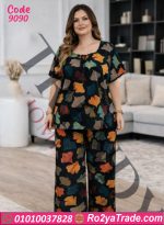 ⁦بيجامة أوراق - كود 9090⁩ - الصورة ⁦4⁩