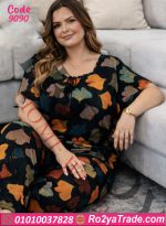 ⁦بيجامة أوراق - كود 9090⁩ - الصورة ⁦5⁩