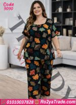 ⁦بيجامة أوراق - كود 9090⁩ - الصورة ⁦6⁩
