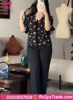 بيجامة حريمي صيفية شيفون