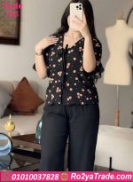 بيجامة حريمي صيفية شيفون