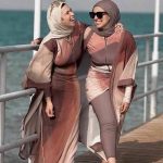 مايوه محجبات 3 قطع متدرج