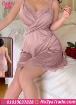 ⁦لانجري قصير دانتيل أنيق بحمالات رفيعة – كود 138⁩ - الصورة ⁦3⁩