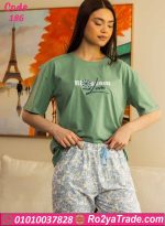 ⁦بيجامة بلوسوم صيفي - كود 186⁩ - الصورة ⁦4⁩