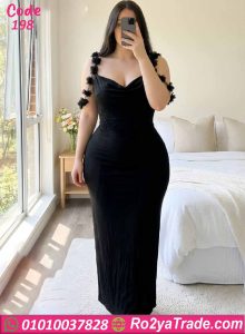 لانجري طويل بيج سايز أسود