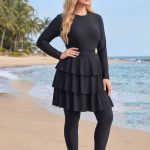 مايوه محجبات بيج سايز كود 2194