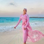 مايوه محجبات وردي