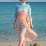مايوه محجبات سماوي سيمونى