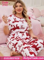 بيجامة صيفي نسائية بيج سايز