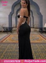 لانجري طويل سهرة ستراس