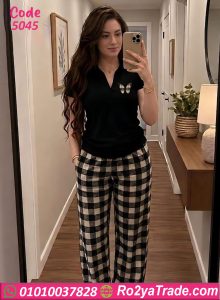 بيجامة حريمي صيفي وان سايز