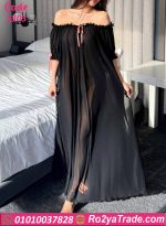 لانجري طويل شيفون