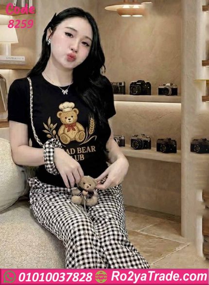 بيجامة صيفية حريمي قطن